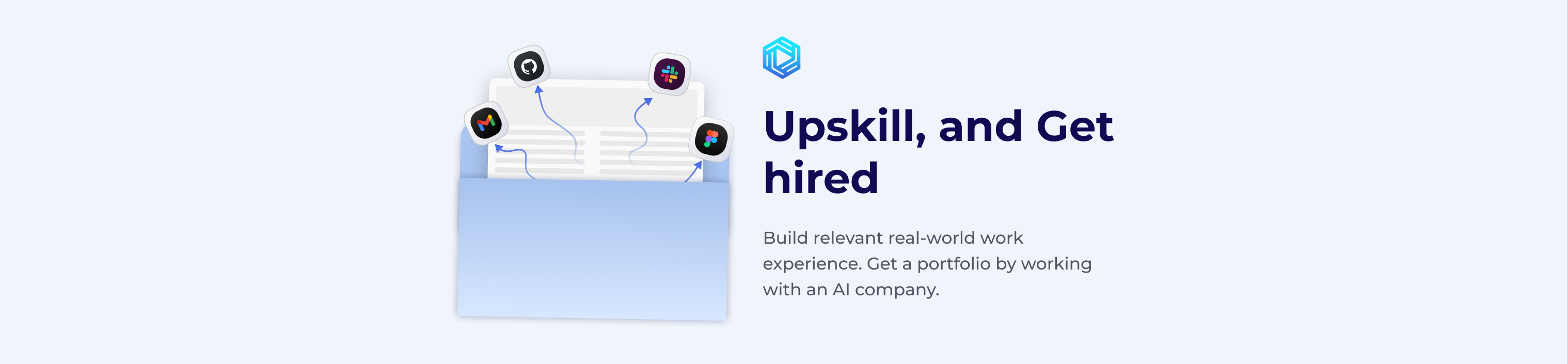 Elite Global AI header image with the upskill and get hired banner